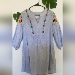 Knox Rose Embroidered Tunic Dress super ligh fresh.